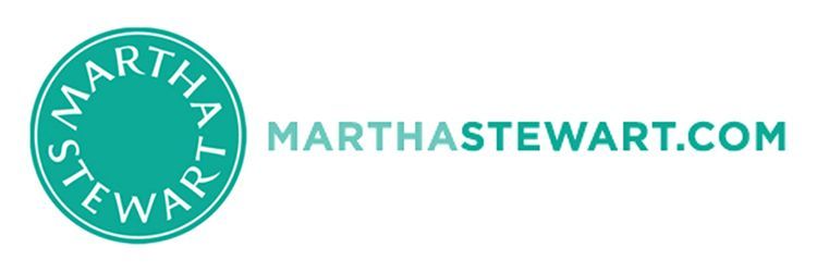 A logo for martha stewart.com with a green circle