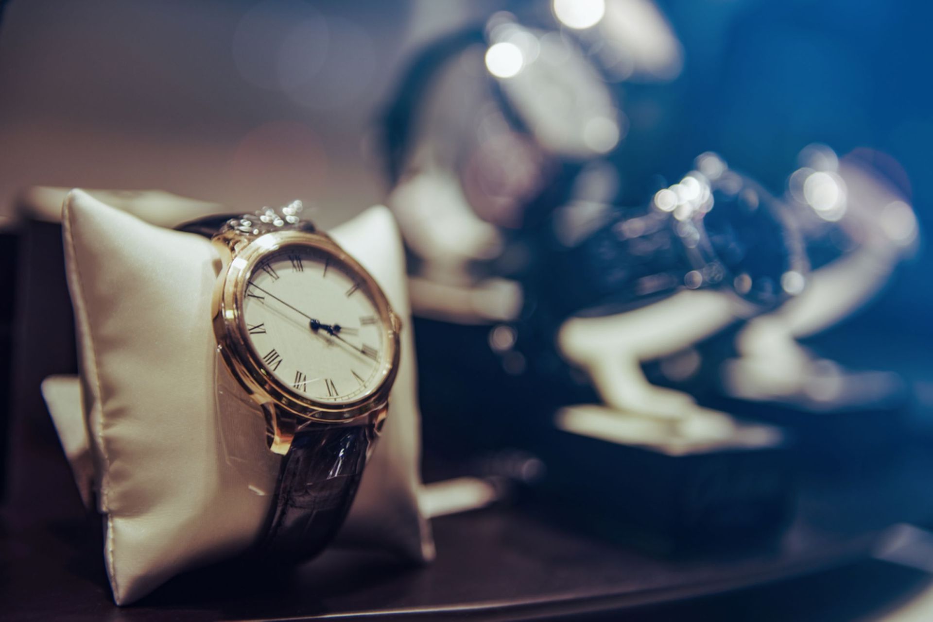 A Close Up of a Watch on a Pillow on a Table — Coastal Clocks & Watches in Buddina, QLD