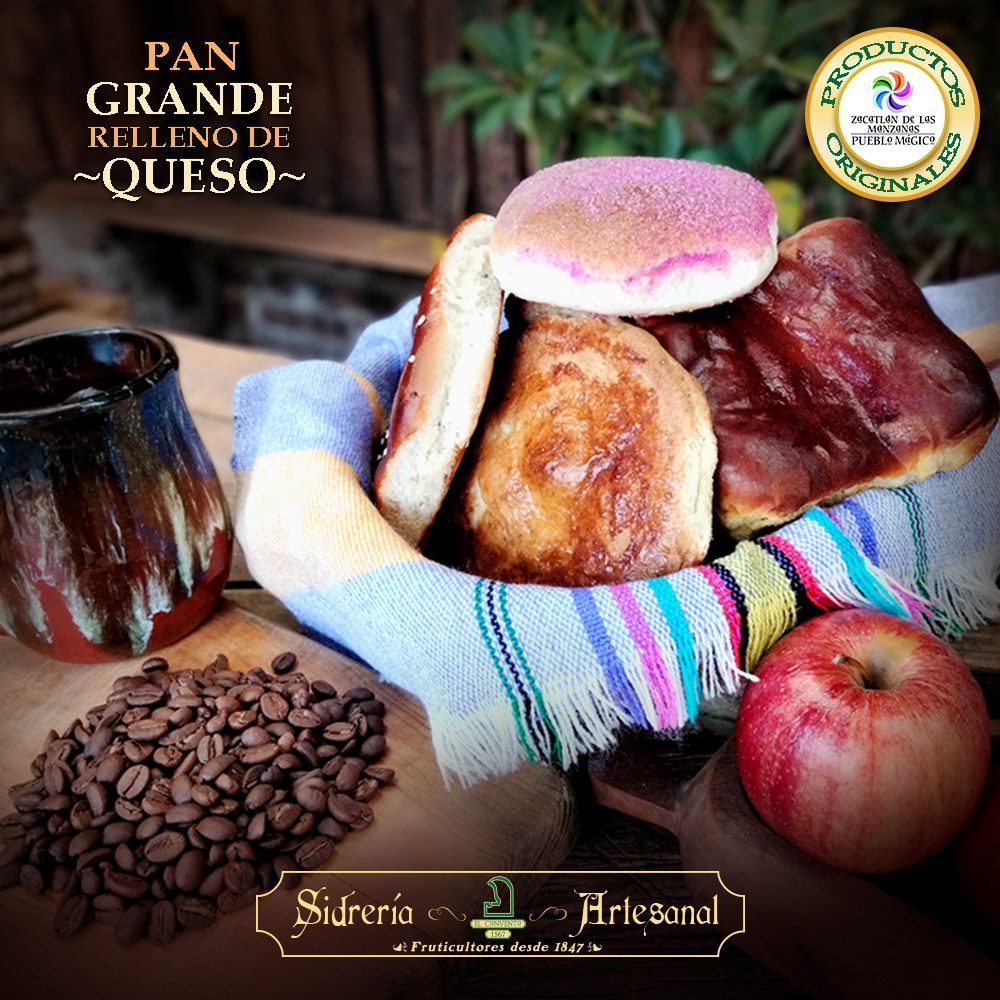 Pan relleno de queso