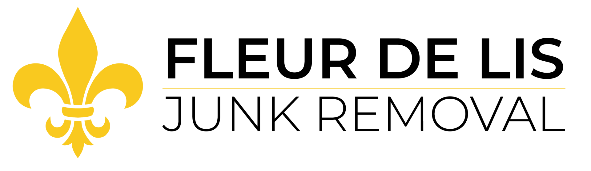 Fleur de Lis Junk Removal Logo. Located in North Idaho and Spokane areas.