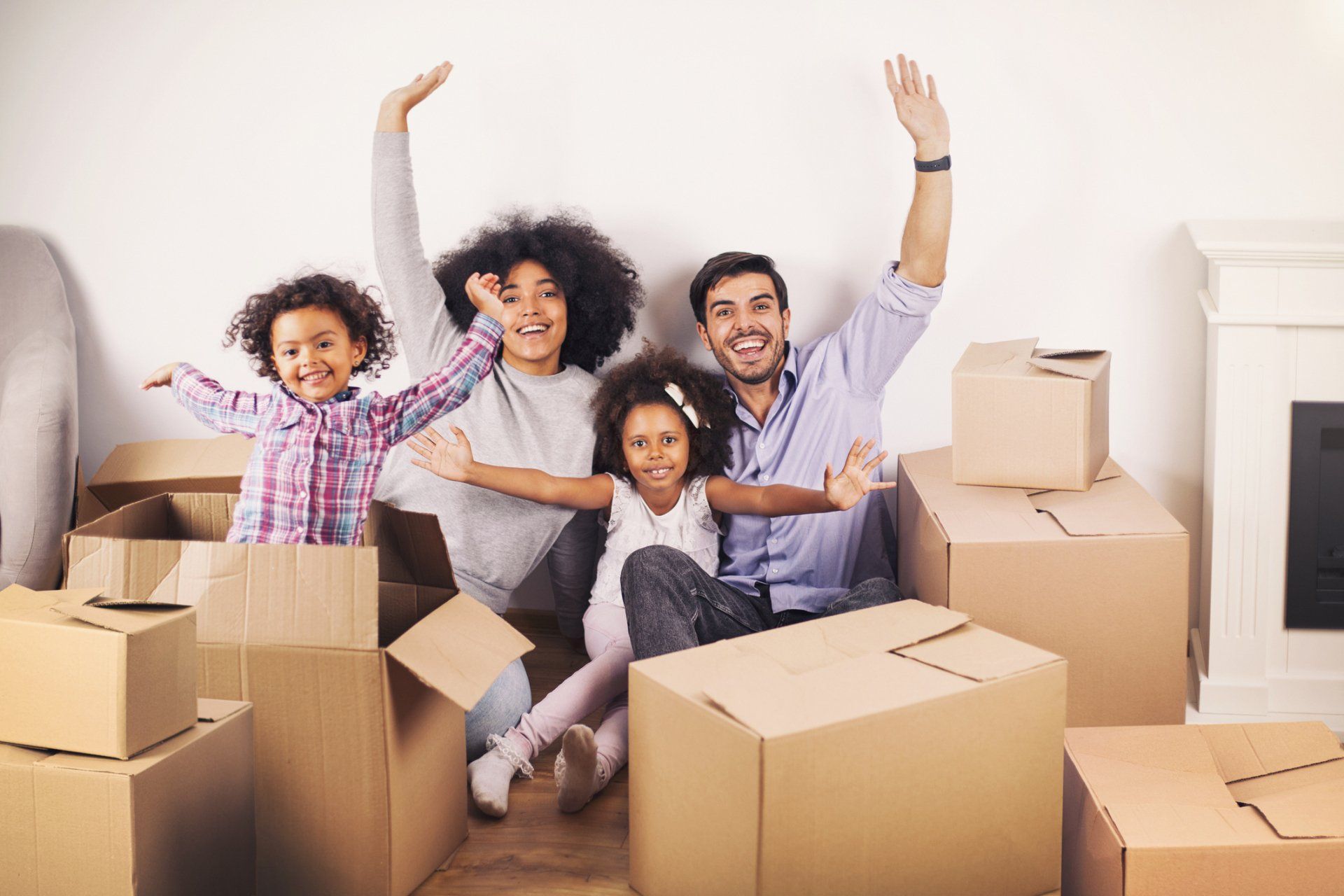 Family Moving Into New House - Yaphank, NY - Certified Van Service