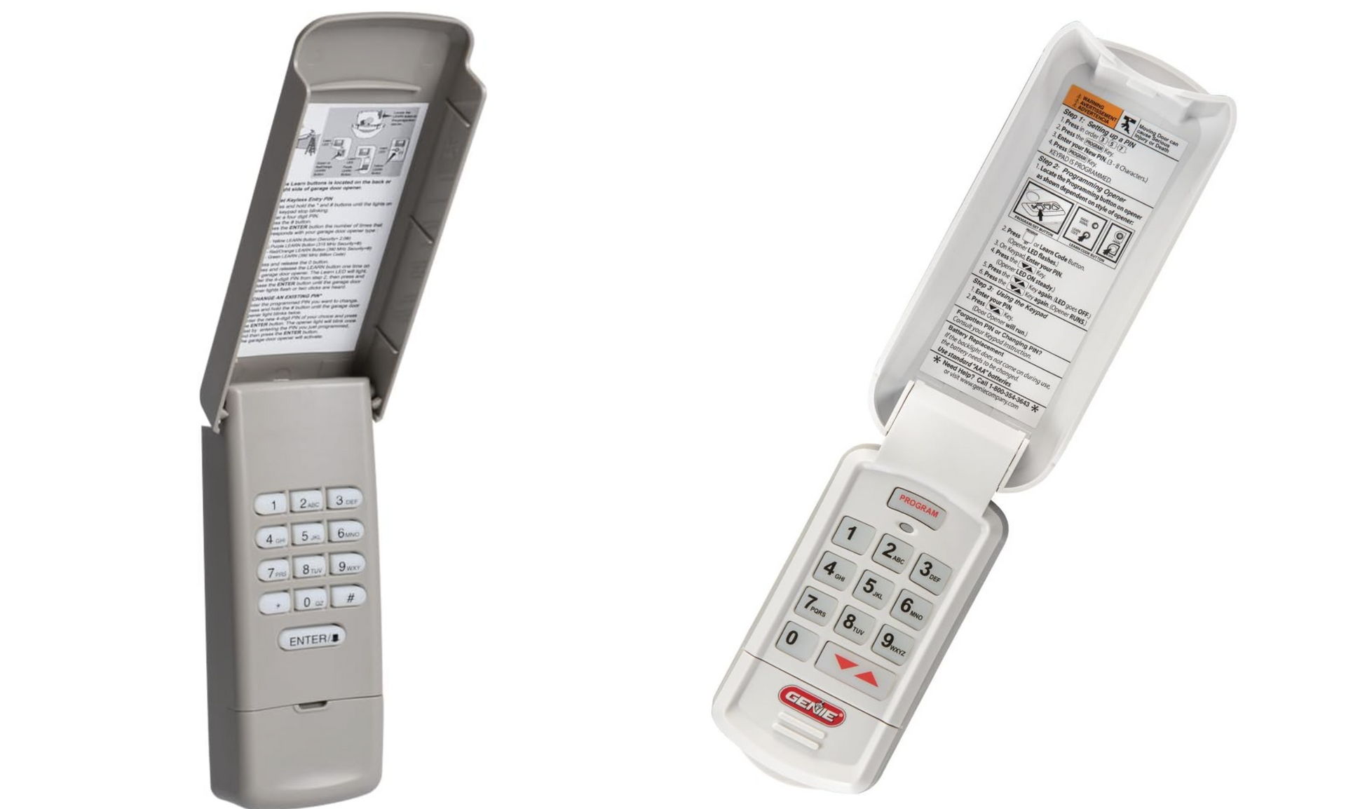 A group of remote controls are lined up in a row on a white background.