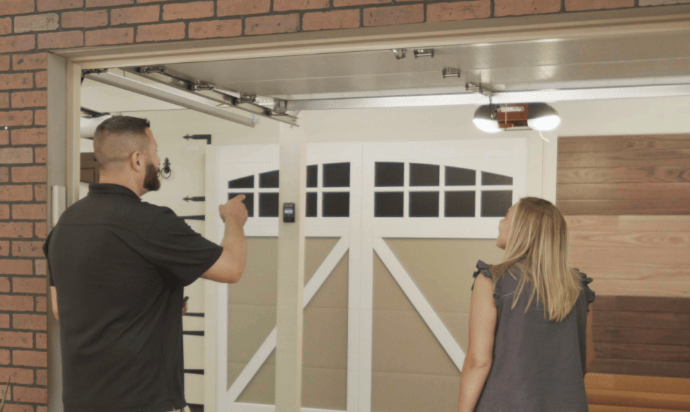 Liftmaster showroom garage door opener.