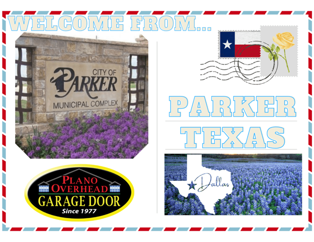 Parker Postcard - Parker, TX - Plano Overhead Garage Door