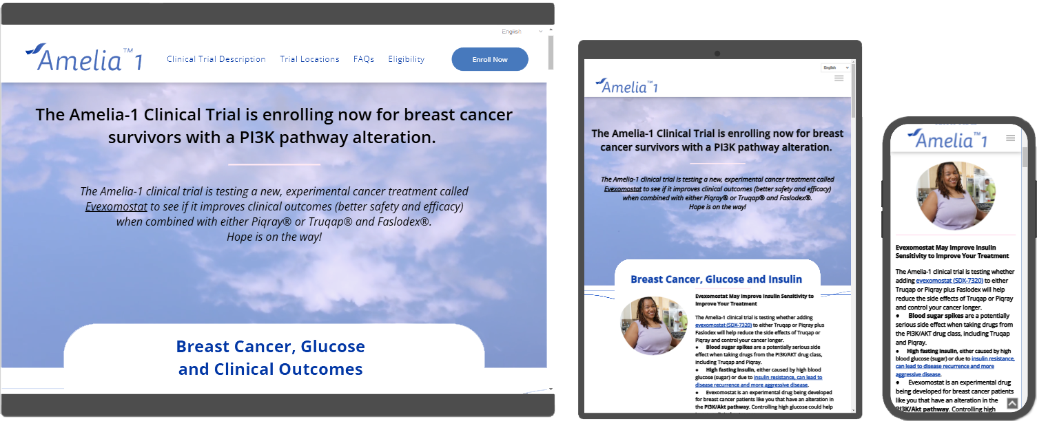 Breast Cancer Clinical Trial Website