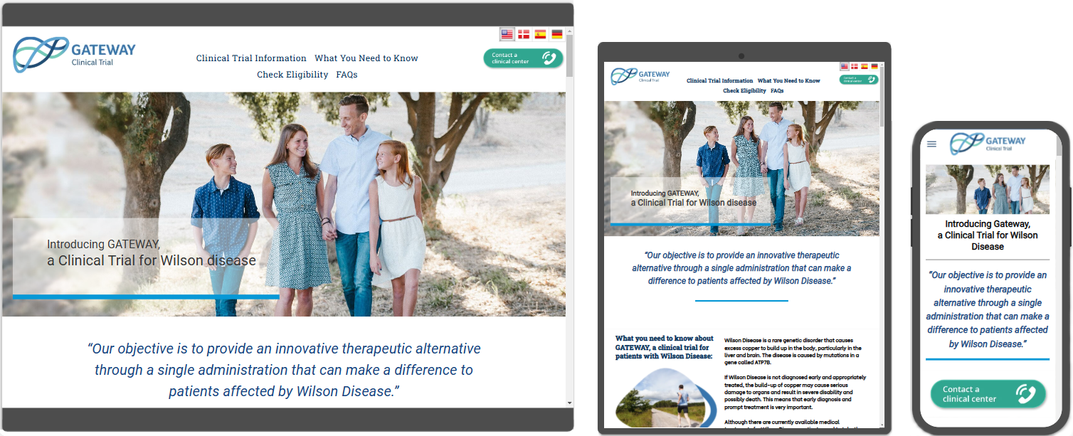 Rare Disease Clinical Study Website