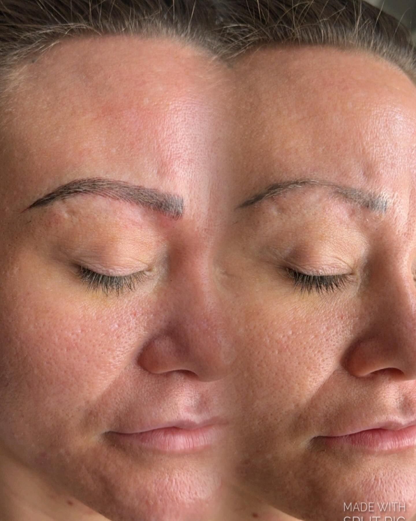 A close up of a woman 's face with her eyes closed.