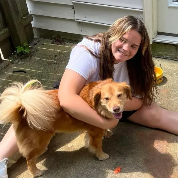 Woman And Her Dog — Stephens City, VA — Professional Pet Trackers