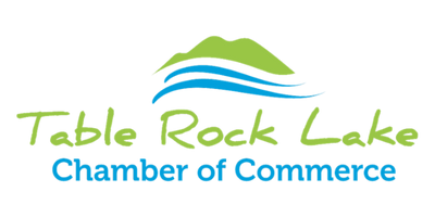 A logo for the table rock lake chamber of commerce