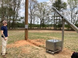 Broadband site powered by solar panels and The Vulcan by Sol Donum, ensuring reliable, off-grid energy for remote operations