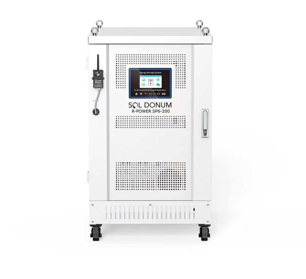 Sol Donum's SD Power system featuring advanced energy storage technology, ensuring reliable power for critical operations