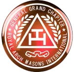 The logo for the general grand chapter of the royal arch masons international