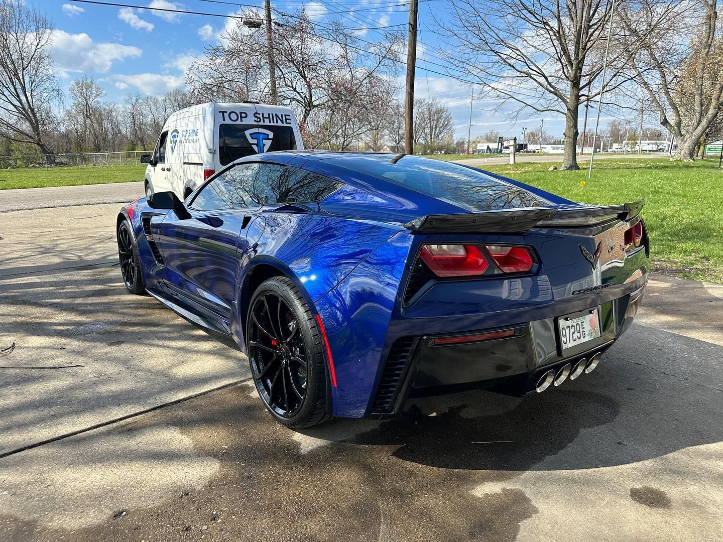 Blue car Mobile Detailing