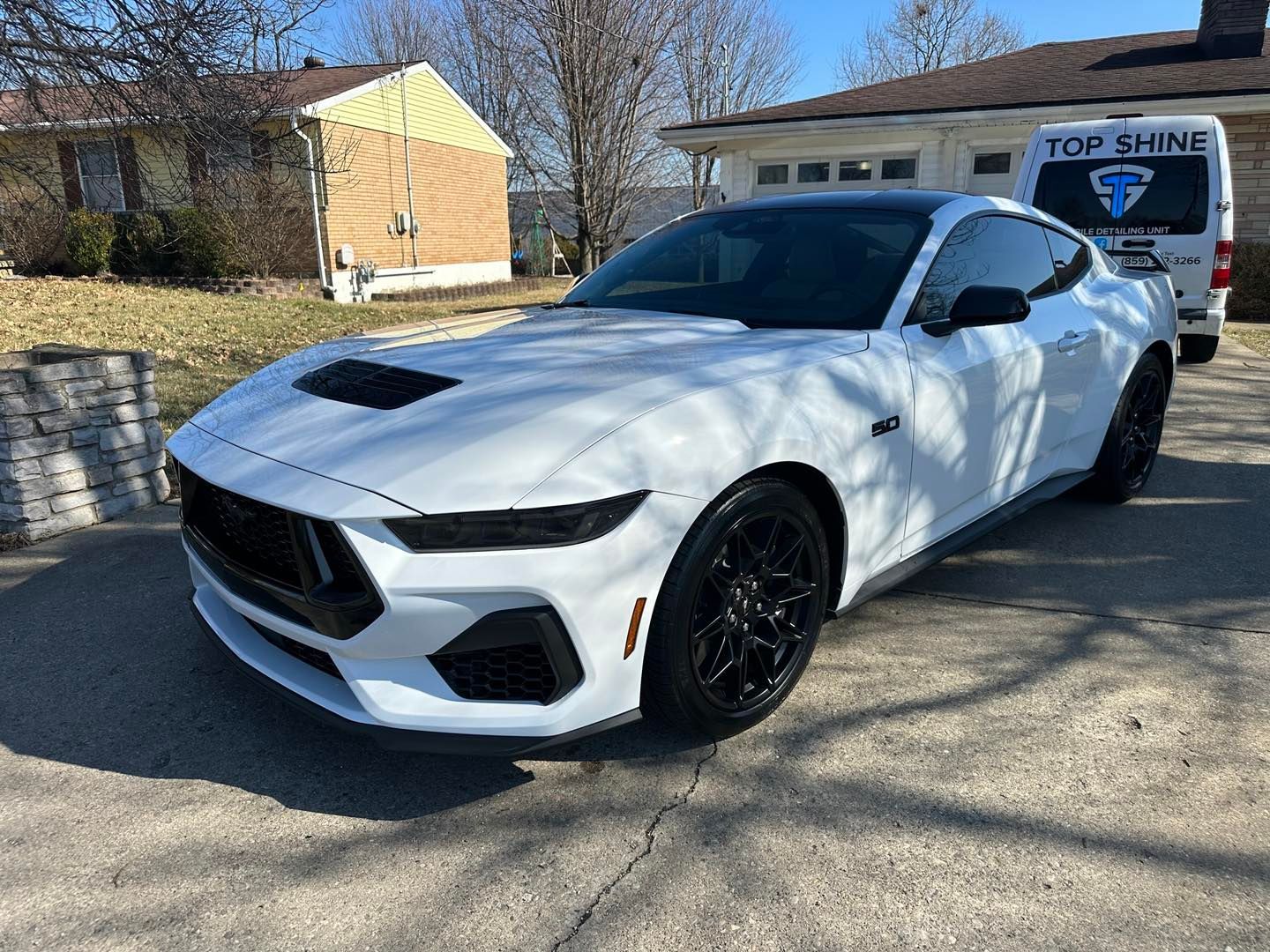 Ceramic Coating white car