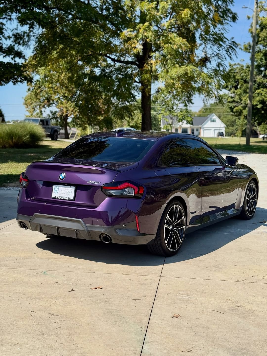 Paint Protection Film on car