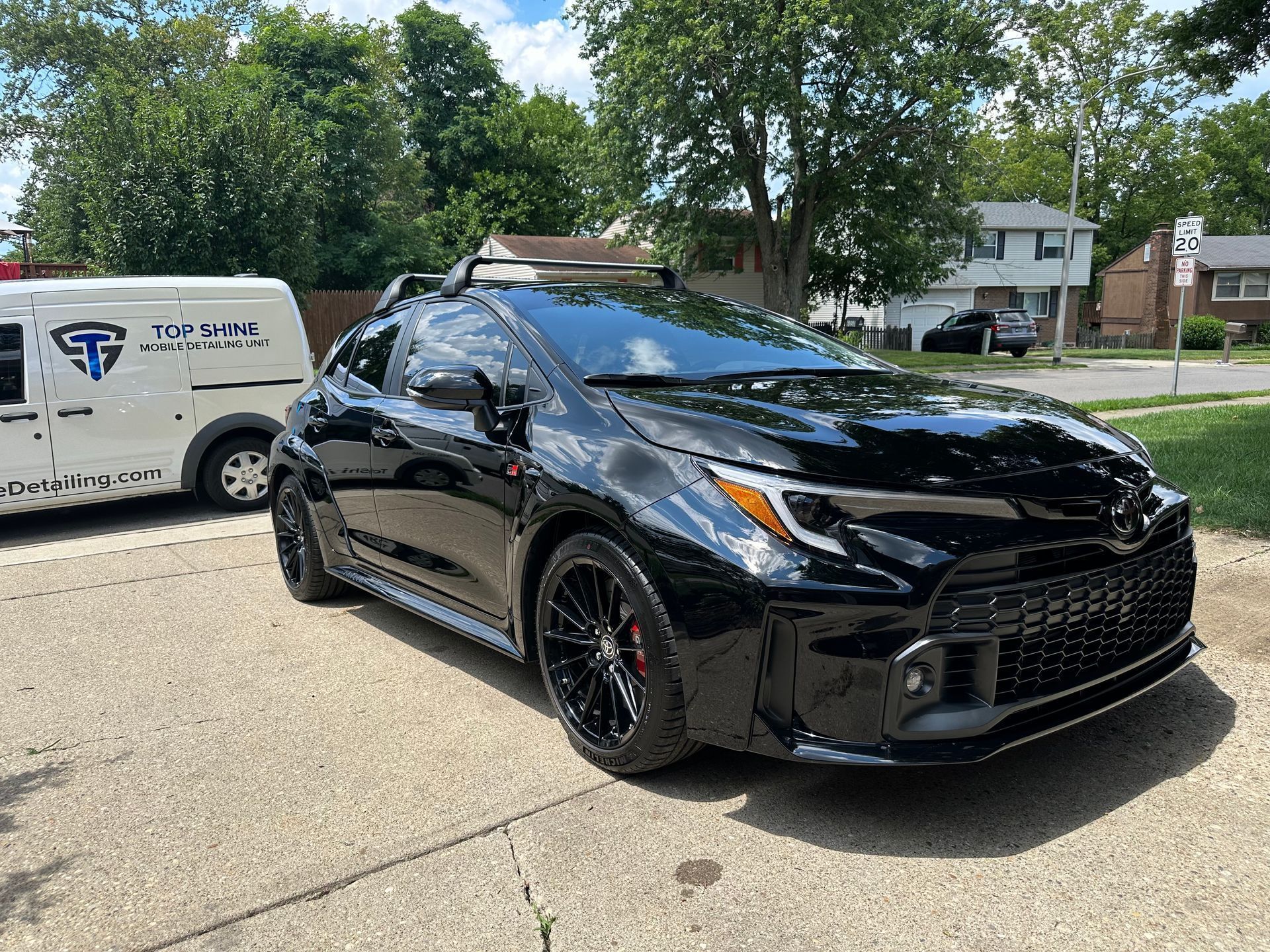 Paint Protection Film Installation on car