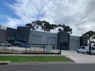 front of commercial building