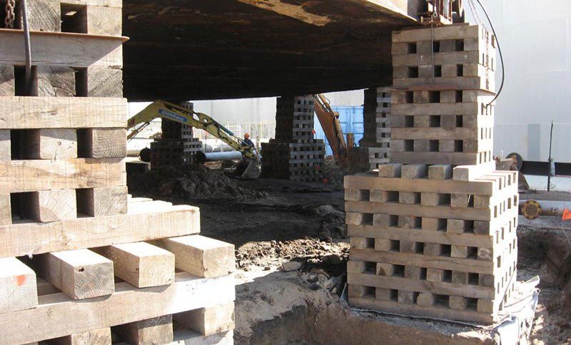 brick support stacks