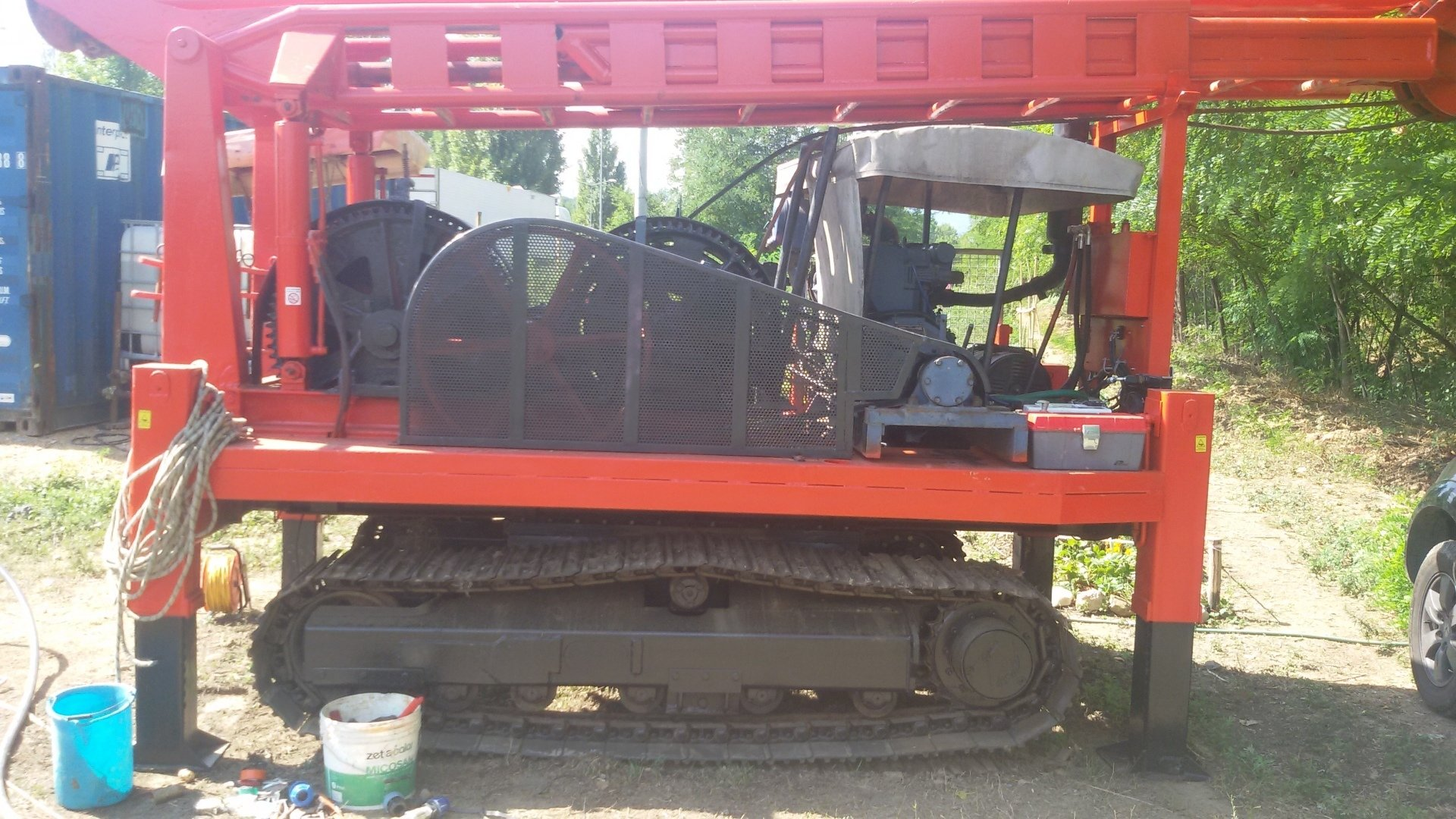 Trivella per pozzi acqua percussione