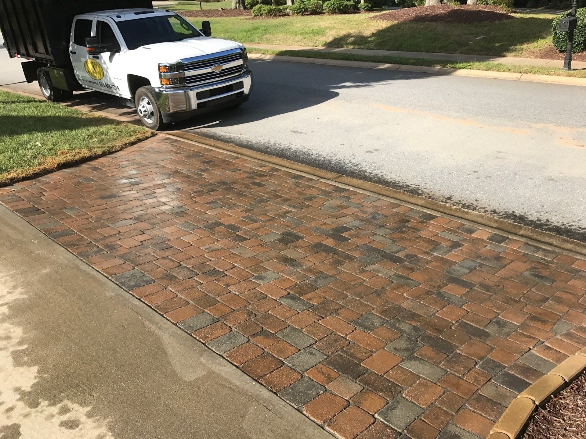 Brick Paver Driveway Apron