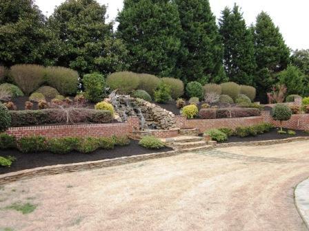 Large Garden Before Professional Landscaping Service