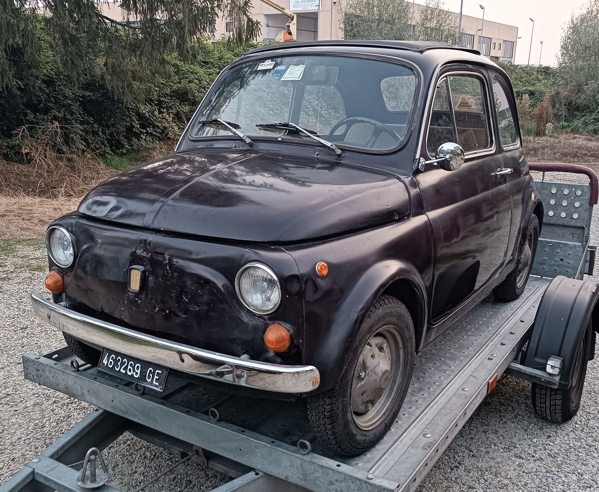 fiat 500L da restaurare
