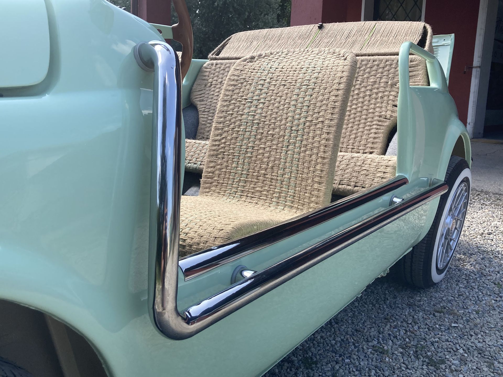 fiat 500 spiaggina verde