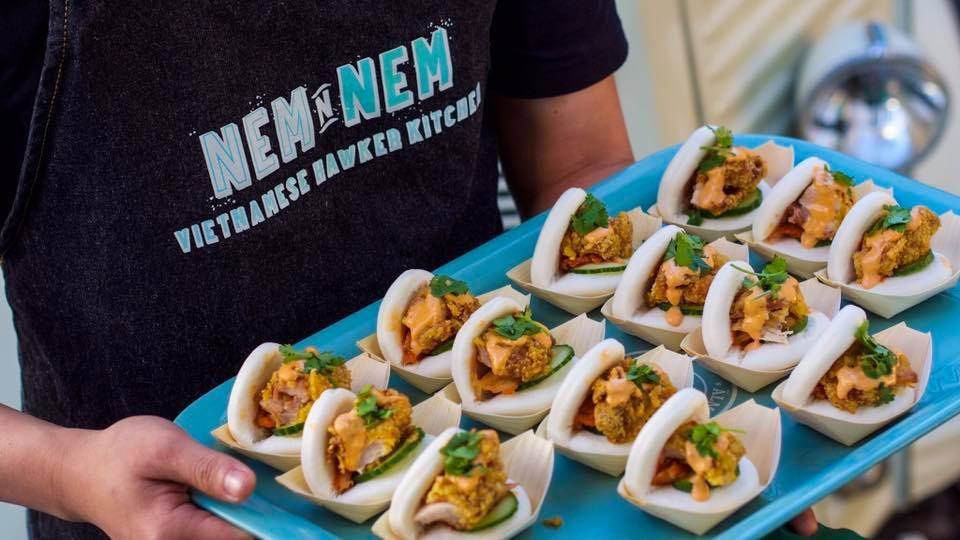 Vietnamese canape platter for wedding catering Melbourne