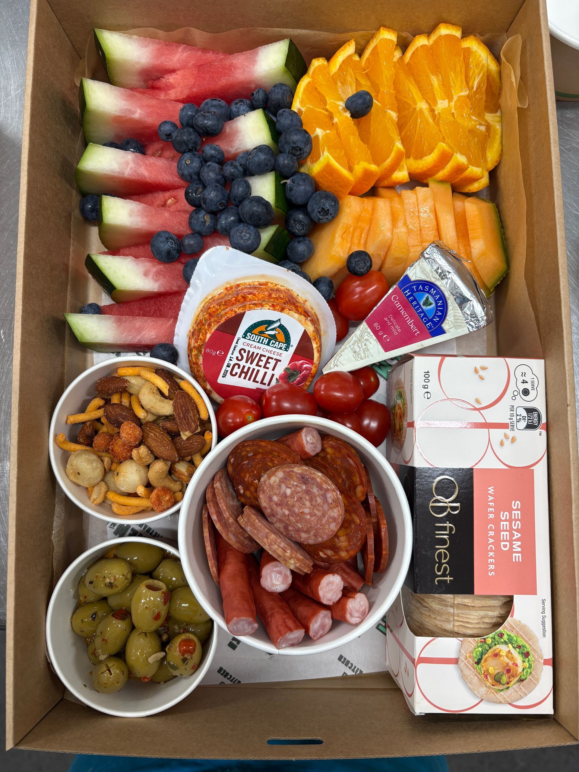 Antipasto grazing platter for catering Melbourne
