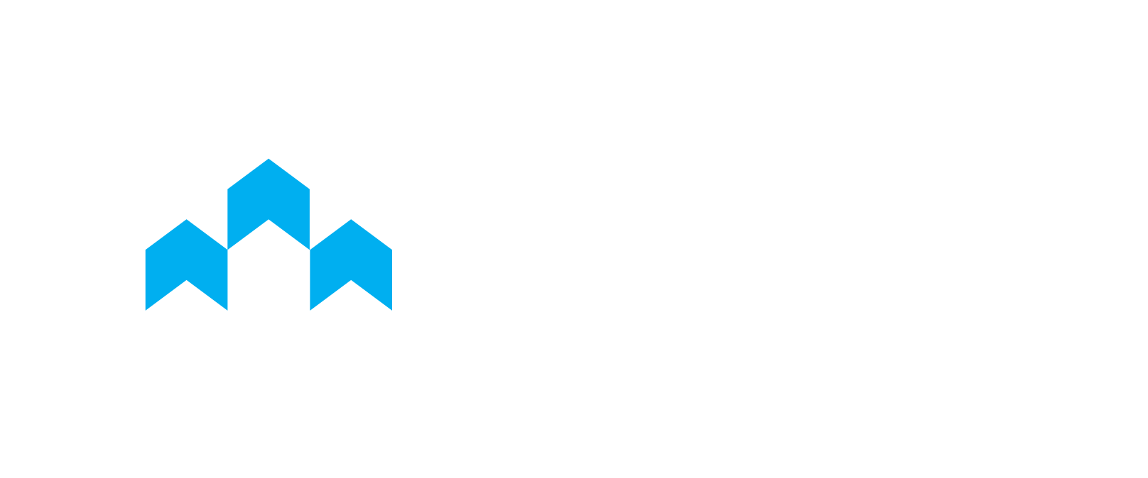 Une flèche bleue pointant vers le haut sur un fond blanc.