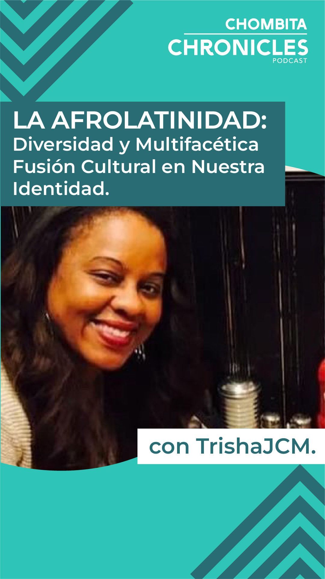 A poster with a woman on it that says la afrolatinidad