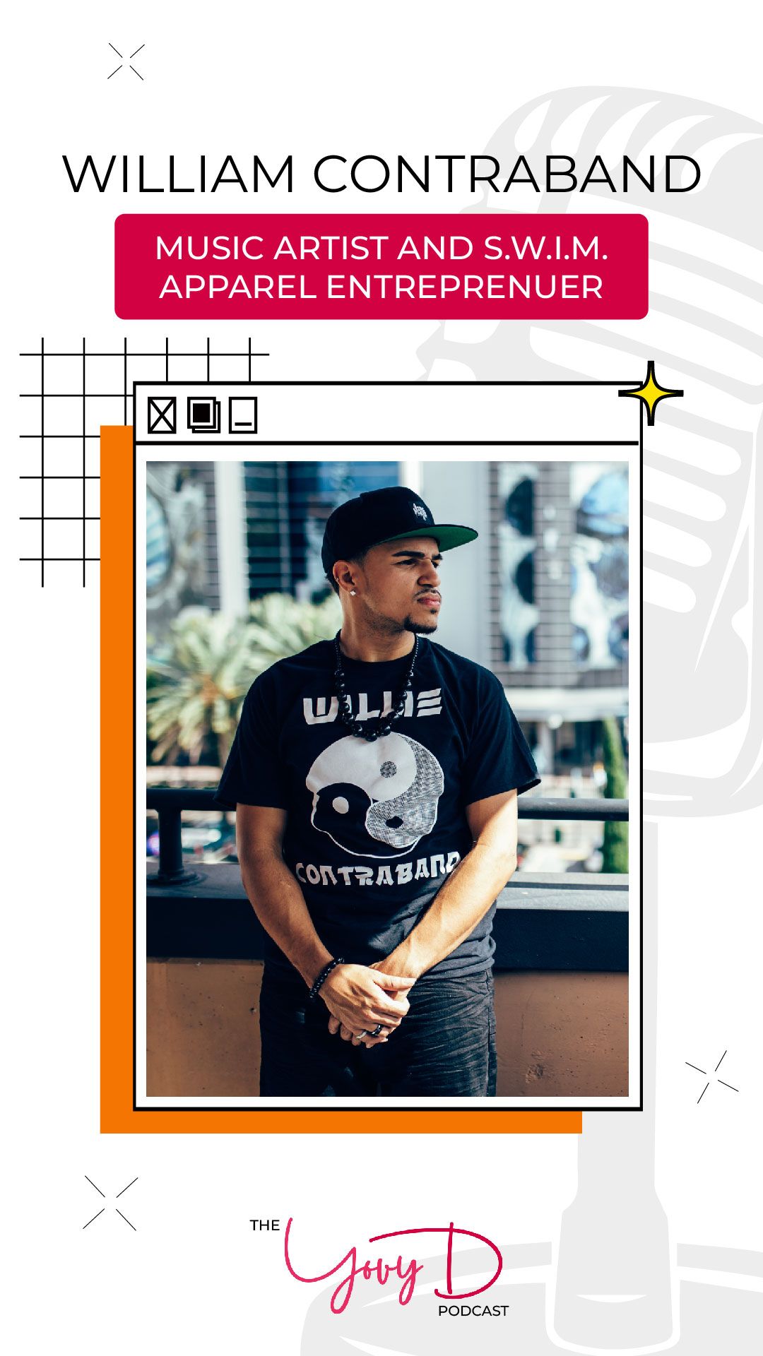 William contraband is a music artist and swim apparel entrepreneur.