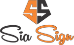 A logo for a company called sia sign