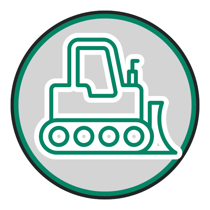 Land & Lot Clearing Icon