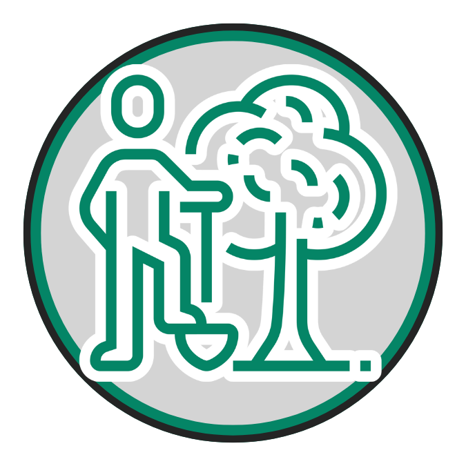 Tree & Shrub Planting Icon
