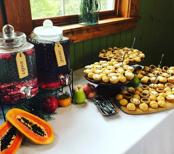 infused-water-and-sweet-tea-beverage-station-for-catering-event.