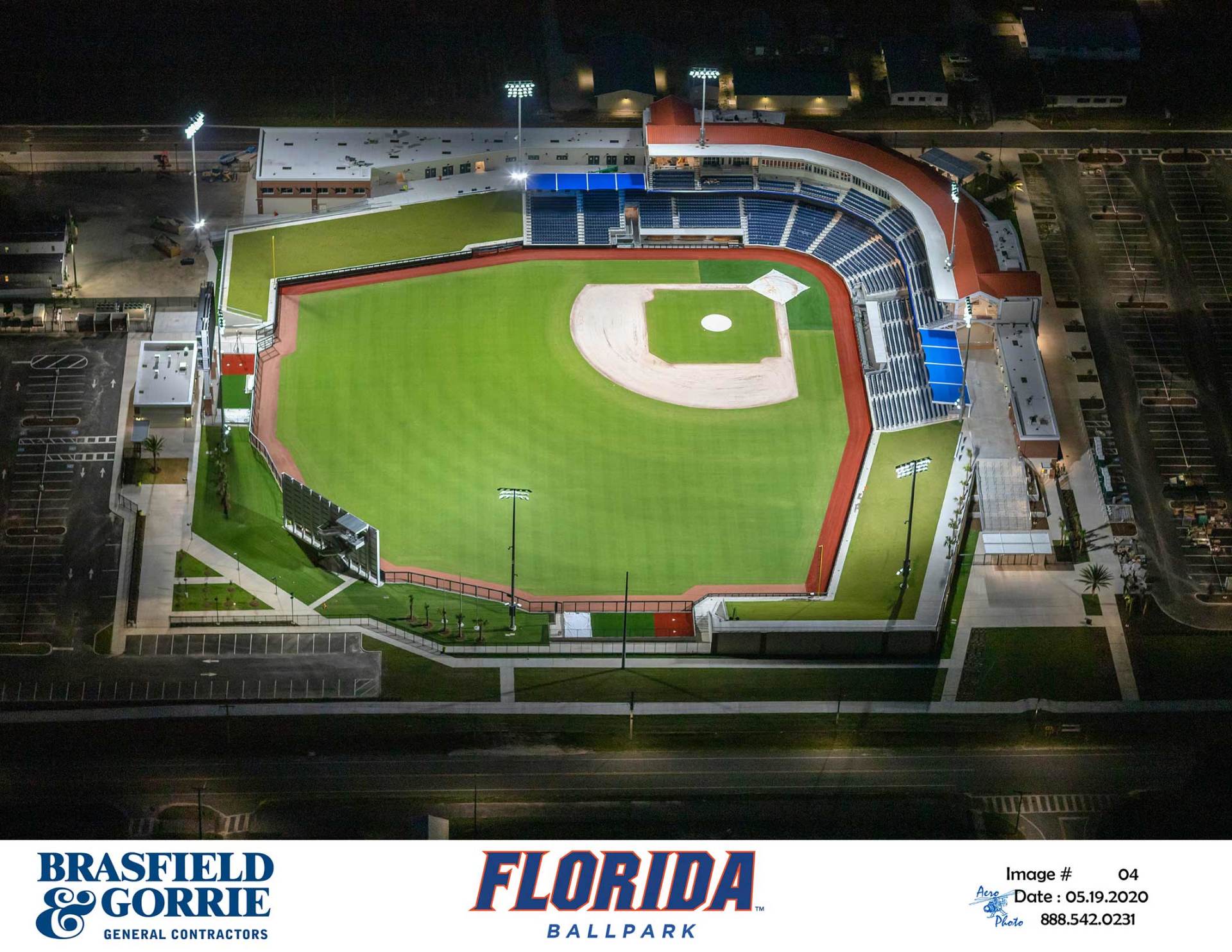 Aerial View of Baseball Court — Gainesville, FL — Lawn Enforcement Agency