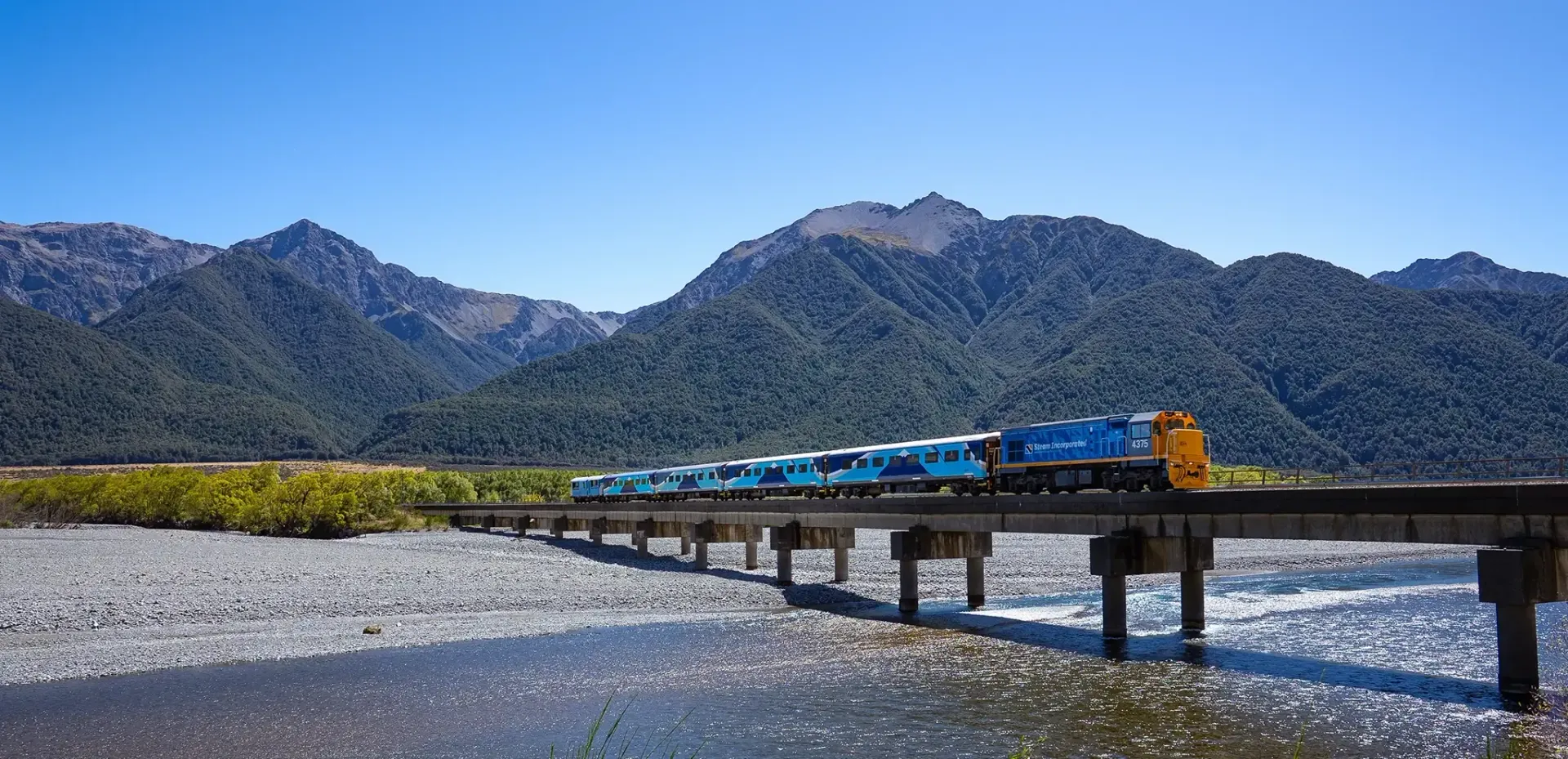 The Mountaineer - Rail Journey South Island NZ