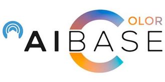 Logo pour AIBASE COLOR, présentant le texte « AIBASE » avec un grand « C » multicolore en dégradé entourant la lettre « B ».