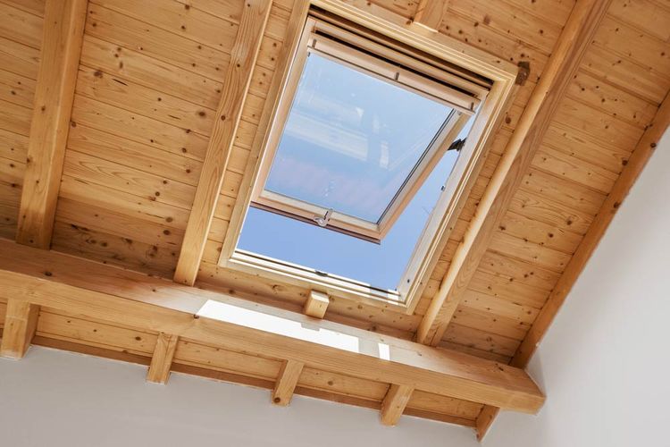 Wooden Skylight Window — Garages & Sheds in Coffs Harbour, NSW