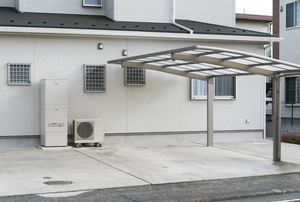 Carport Built On Angle — Garages & Sheds in Nambucca Heads, NSW