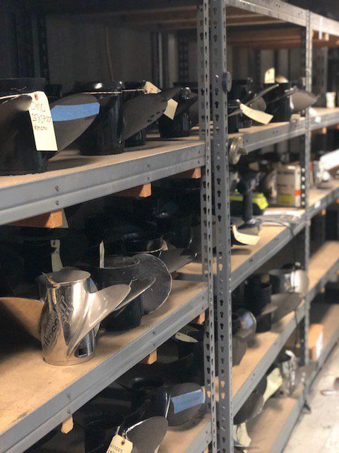 New and used outboard propellers