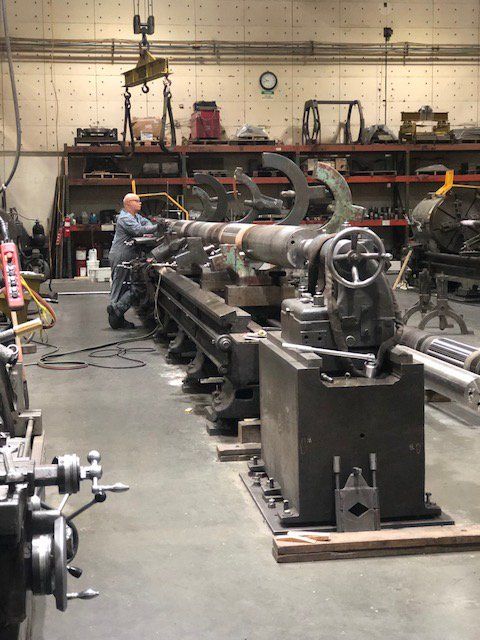 Repair large shafting