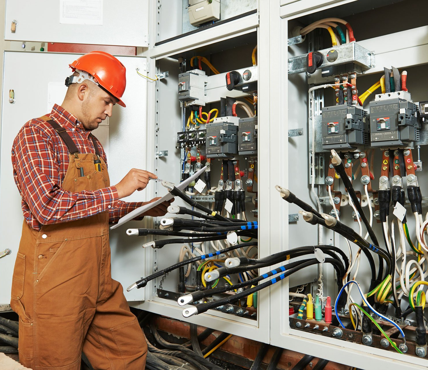 Certified Technician Performing Arc Flash Study
