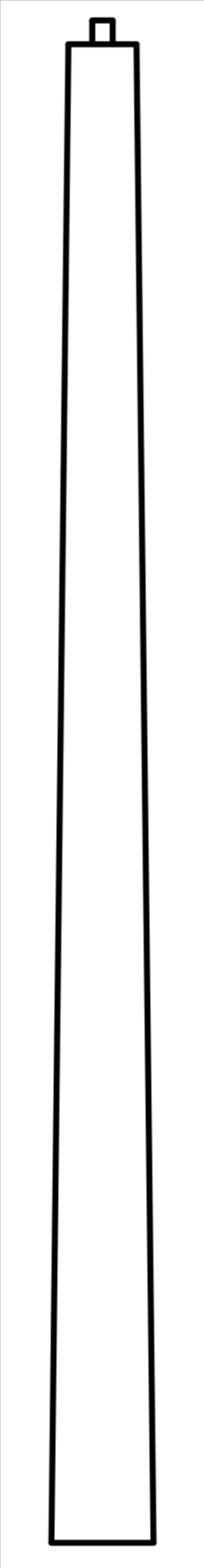 350R Profiled Newel Post