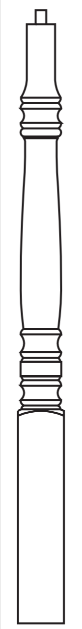4270 profile turned post for over the post system