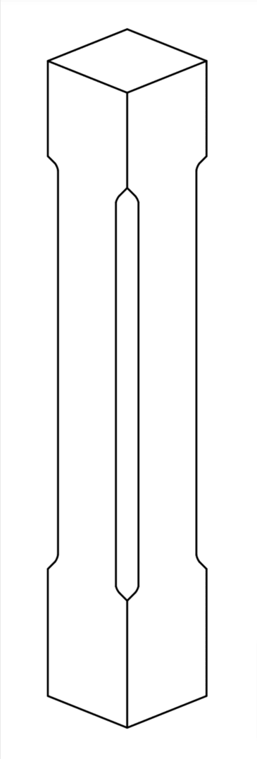 Chamfered Edge Post Body