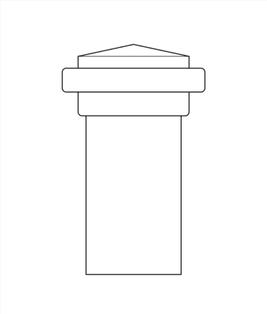 Victorian Style Post Hat