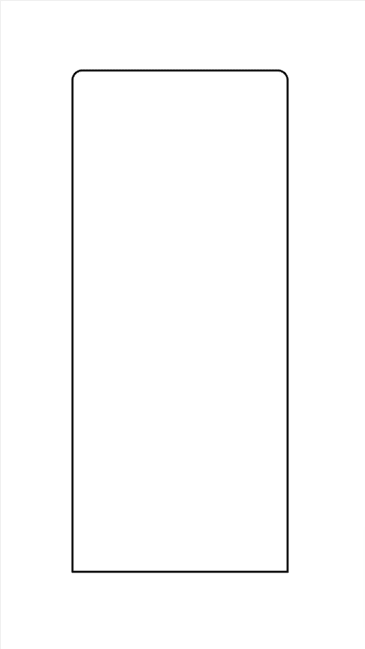 Square post with eased edges