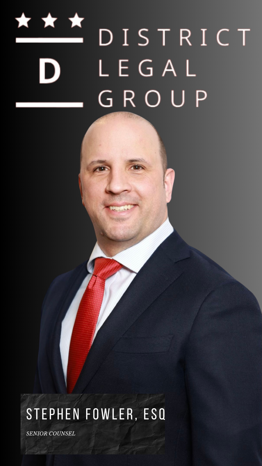 Woman with glasses, arms crossed, wearing a black blazer and dress, smiling.